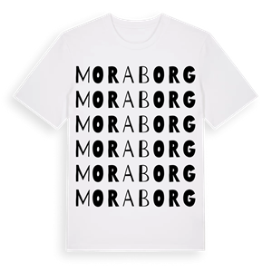 Moraborg ordlek t-shirt – ekologisk bomull t-shirt från Pinshirt