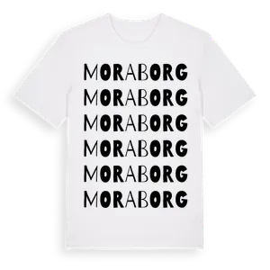 Moraborg ordlek t-shirt – ekologisk bomull t-shirt från Pinshirt