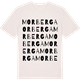 Vintage White t-shirt med Morberga ordlek t-shirt