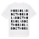 Morbolandet ordlek t-shirt