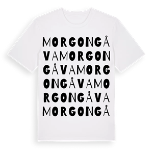 Morgongåva ordlek t-shirt – ekologisk bomull t-shirt från Pinshirt