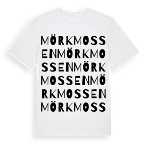 Mörkmossen ordlek t-shirt – ekologisk bomull t-shirt från Pinshirt