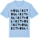Blue Soul t-shirt med Möskäret ordlek t-shirt