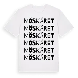 Möskäret ordlek t-shirt – ekologisk bomull t-shirt från Pinshirt