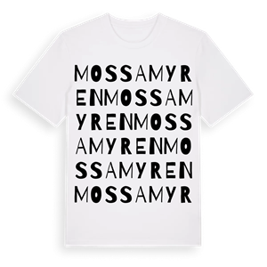 Mossamyren ordlek t-shirt – ekologisk bomull t-shirt från Pinshirt