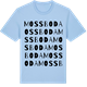 Blue Soul t-shirt med Mossboda ordlek t-shirt