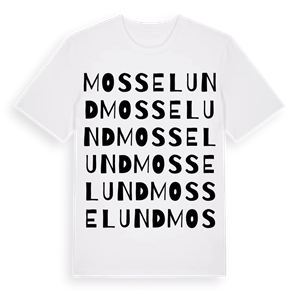 Mosselund ordlek t-shirt – ekologisk bomull t-shirt från Pinshirt