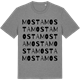 Mid Heather Gray t-shirt med Mosta ordlek t-shirt