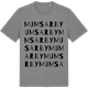 Mid Heather Gray t-shirt med Mumsarby ordlek t-shirt