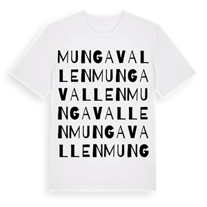 Mungavallen ordlek t-shirt – ekologisk bomull t-shirt från Pinshirt