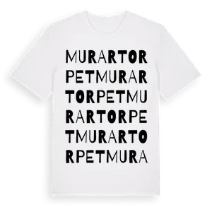 Murartorpet ordlek t-shirt – ekologisk bomull t-shirt från Pinshirt