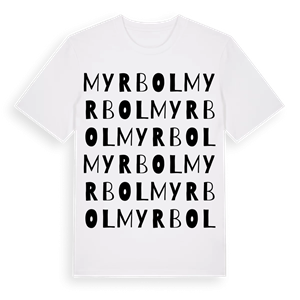 Myrbol ordlek t-shirt – ekologisk bomull t-shirt från Pinshirt