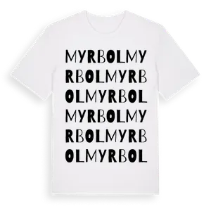 Myrbol ordlek t-shirt – ekologisk bomull t-shirt från Pinshirt
