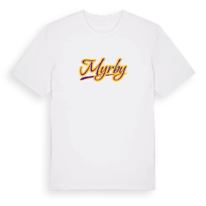 Myrby baseball t-shirt – ekologisk bomull t-shirt från Pinshirt