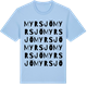 Blue Soul t-shirt med Myrsjö ordlek t-shirt