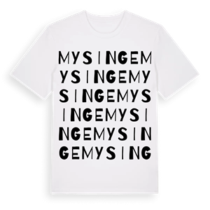 Mysinge ordlek t-shirt – ekologisk bomull t-shirt från Pinshirt