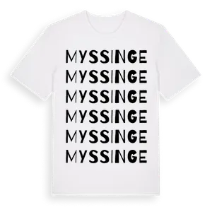 Myssinge ordlek t-shirt – ekologisk bomull t-shirt från Pinshirt