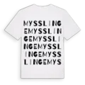 Mysslinge ordlek t-shirt