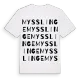 Mysslinge ordlek t-shirt