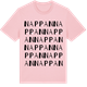 Pink Cotton t-shirt med Nappan ordlek t-shirt