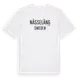 White t-shirt med Nässeläng i Sverige t-shirt