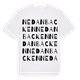 Nedanbacken ordlek t-shirt