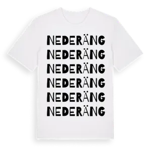 Nederäng ordlek t-shirt – ekologisk bomull t-shirt från Pinshirt