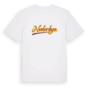 Nederbyn baseball t-shirt – ekologisk bomull t-shirt från Pinshirt