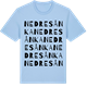 Blue Soul t-shirt med Nedre Sånka ordlek t-shirt