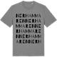 Mid Heather Gray t-shirt med Nerhammaren ordlek t-shirt
