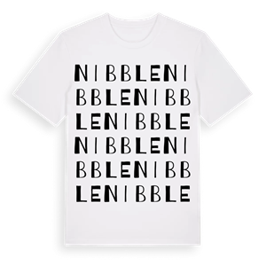 Nibble ordlek t-shirt – ekologisk bomull t-shirt från Pinshirt