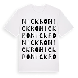 Nickbo ordlek t-shirt – ekologisk bomull t-shirt från Pinshirt