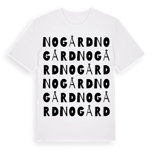 Nogård ordlek t-shirt – ekologisk bomull t-shirt från Pinshirt