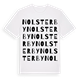 Nolsterby ordlek t-shirt