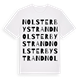 Nolsterby strand ordlek t-shirt