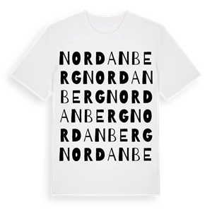 Nordanberg ordlek t-shirt – ekologisk bomull t-shirt från Pinshirt