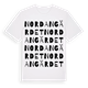 Nordangärdet ordlek t-shirt