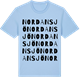 Blue Soul t-shirt med Nordansjö ordlek t-shirt