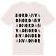 Vintage White t-shirt med Nordanvad ordlek t-shirt