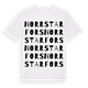 Norr Starfors ordlek t-shirt