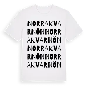 Norra Kvarnön ordlek t-shirt – ekologisk bomull t-shirt från Pinshirt