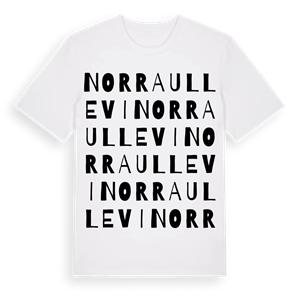 Norra Ullevi ordlek t-shirt – ekologisk bomull t-shirt från Pinshirt
