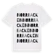 White t-shirt med Norrbacken ordlek t-shirt