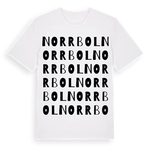 Norrbol ordlek t-shirt – ekologisk bomull t-shirt från Pinshirt