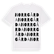 Norrgårda ordlek t-shirt