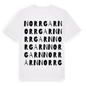 Norrgarn ordlek t-shirt – ekologisk bomull t-shirt från Pinshirt