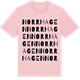 Pink Cotton t-shirt med Norrhagen ordlek t-shirt