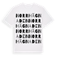 Norrhägnaden ordlek t-shirt