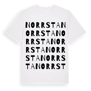 Norrsta ordlek t-shirt – ekologisk bomull t-shirt från Pinshirt