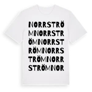 Norrström ordlek t-shirt – ekologisk bomull t-shirt från Pinshirt